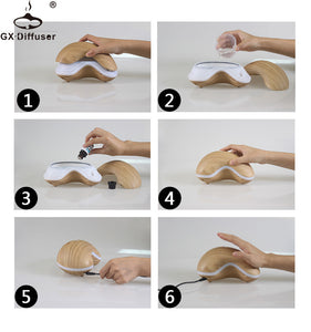 Cashew Nut Shape Aromatherapy Humidifier Ultrasonic Diffuser