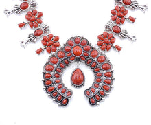 Load image into Gallery viewer, Tibetan Silver Necklace in Blue, Red or Black