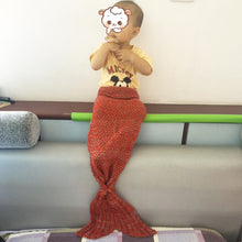 Load image into Gallery viewer, Mermaid Tail Blanket for Babies, Kids and Adults in 10 Colours
