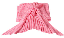 Load image into Gallery viewer, Mermaid Tail Blanket for Babies, Kids and Adults in 10 Colours