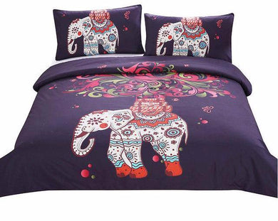 Boho Elephant Bed Set