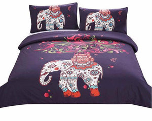 Boho Elephant Bed Set