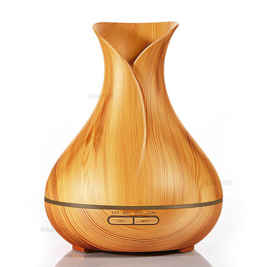 Wood colour Ultrasonic Humidifier With 7 Color Lights
