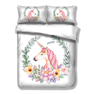 Sleepy Unicorn Bedding Set