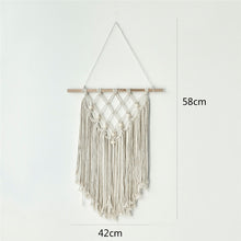 Load image into Gallery viewer, Bead Macrame Wall Hanging