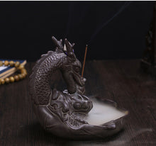 Load image into Gallery viewer, Dragon Backflow Incense Burner
