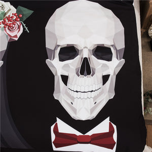 Skull Wedding Bedding Set