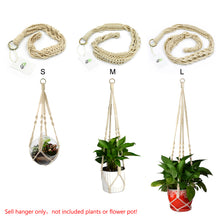 Load image into Gallery viewer, 3 Pieces Macrame Rural Plant Hanger