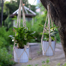 Load image into Gallery viewer, 3 Pieces Macrame Rural Plant Hanger