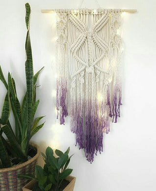 Handmade Macrame Hanging Dyed - Various Styles