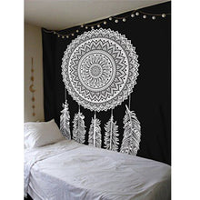 Load image into Gallery viewer, Yin Yang Printed Lotus Mandala Tapestry - Various Styles