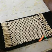 Load image into Gallery viewer, Bohemia Macrame Carpet Mat