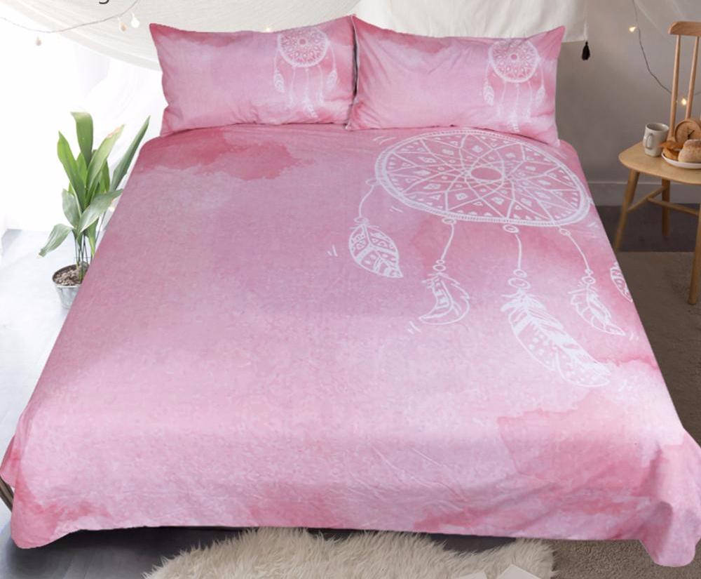 Pink Dreamcatcher Bed Set