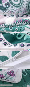 Green Paisley Premium Bed Set
