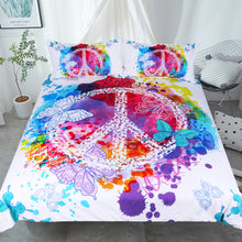 Load image into Gallery viewer, Watercolor Butterfly Bed Set