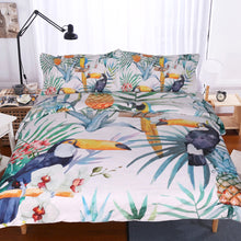 Load image into Gallery viewer, Mandala Quilt Cover Set - Toucan