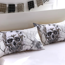 Load image into Gallery viewer, Forever Flowers Skull  Bedding set