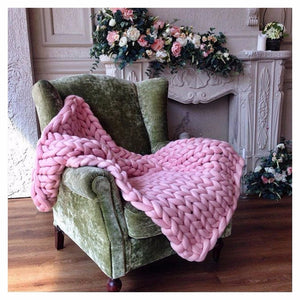 Hand Knitted Throw