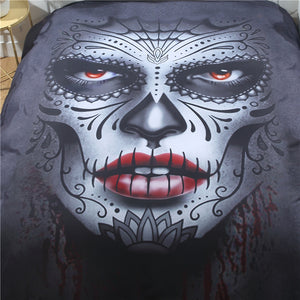 Black Skull Bedding Set