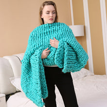 Load image into Gallery viewer, Hand Knitted Throw - 14 colours