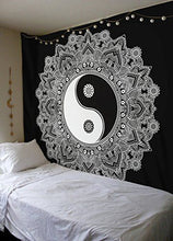 Load image into Gallery viewer, Yin Yang Printed Lotus Mandala Tapestry - Various Styles