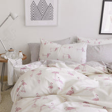 Load image into Gallery viewer, 100% Cotton Amazing Flamingo Bed Set