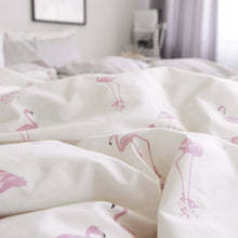 Load image into Gallery viewer, 100% Cotton Amazing Flamingo Bed Set