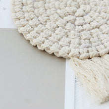 Load image into Gallery viewer, Macrame Coaster Decor