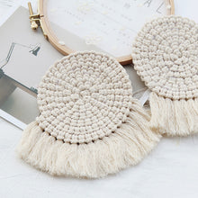 Load image into Gallery viewer, Macrame Coaster Decor