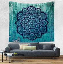 Load image into Gallery viewer, Indian Lotus Flower Tapestry Mandala - Various Styles