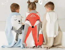 Load image into Gallery viewer, Animal Cartoon Baby Blanket