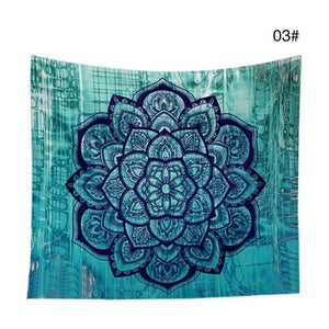 Indian Lotus Flower Tapestry Mandala - Various Styles