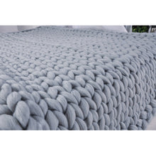 Load image into Gallery viewer, Chunky Hand Knitted Throw - Many colours