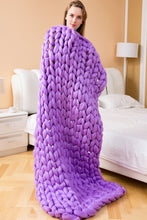 Load image into Gallery viewer, Chunky Hand Knitted Throw - Many colours