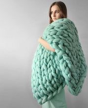 Load image into Gallery viewer, Chunky Hand Knitted Throw - Many colours
