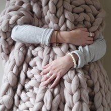 Load image into Gallery viewer, Chunky Hand Knitted Throw - Many colours
