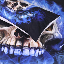Load image into Gallery viewer, Flame Skull Bedding Set
