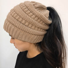Load image into Gallery viewer, Ponytail Beanie