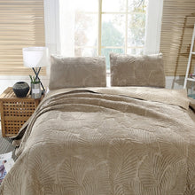 Load image into Gallery viewer, Bedspread Set 3pcs Palm Leaves