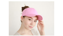 Load image into Gallery viewer, Solid Cotton Ponytail Cap