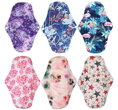 10PC Regular Flow Reusable Menstrual Pads