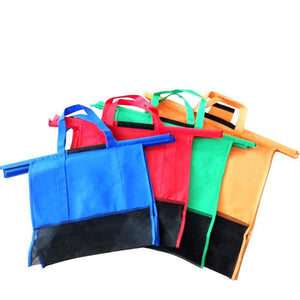 4 pcs Set Shopping Trolley Reusable Bags - Without cooler Bag