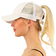 Load image into Gallery viewer, Ponytail Messy Bun Cap