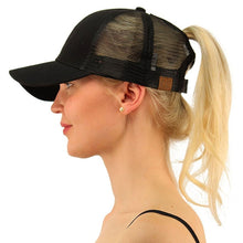 Load image into Gallery viewer, Ponytail Messy Bun Cap