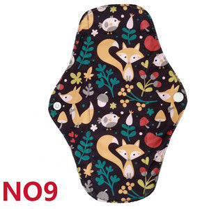 10PC Regular Flow Reusable Menstrual Pads