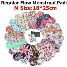 Load image into Gallery viewer, 10PC Regular Flow Reusable Menstrual Pads