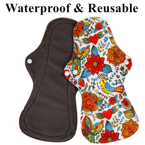 10PC Heavy Flow Reusable Menstrual Pads