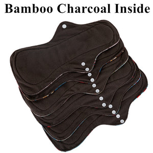 10PC Heavy Flow Reusable Menstrual Pads