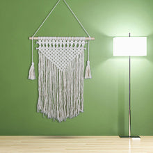 Load image into Gallery viewer, Hand Knotted Macrame Wall Art - 17 Styles