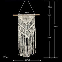 Load image into Gallery viewer, Hand Knotted Macrame Wall Art - 17 Styles
